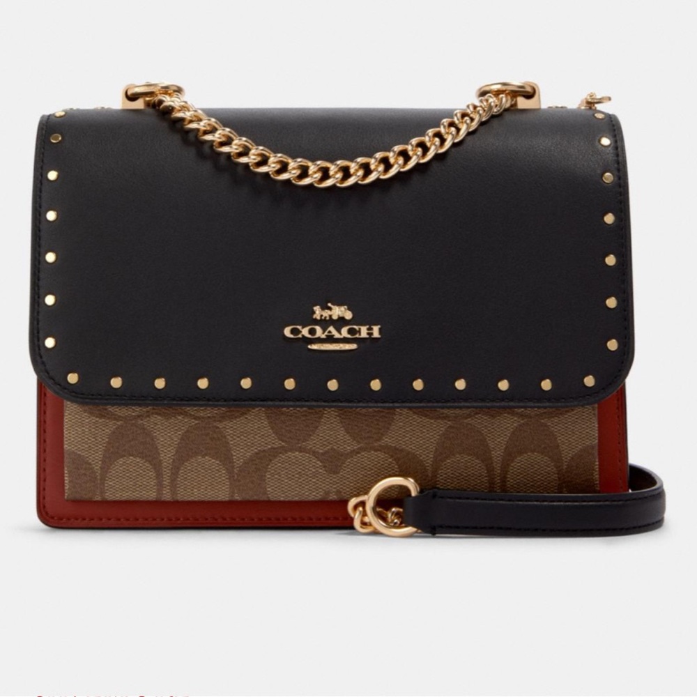 Coach Klare Crossbody W Snake Embossed Lea…